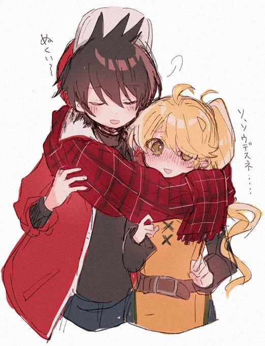 寒くなってきたのでロングマフラーなレイエちゃんを再掲しておきます 