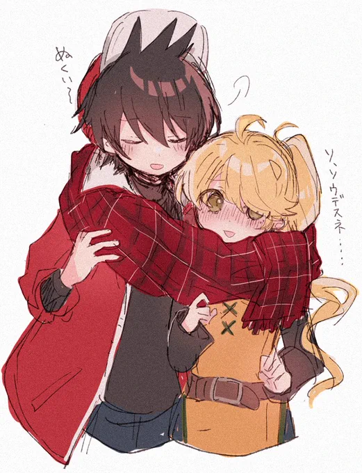 寒くなってきたのでロングマフラーなレイエちゃんを再掲しておきます 