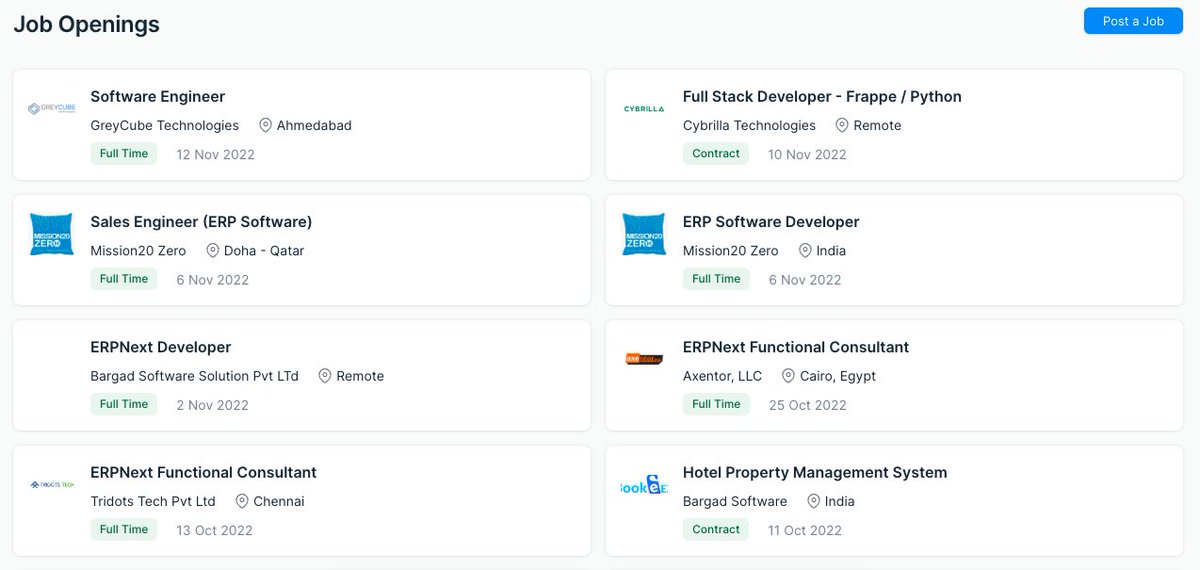 LinetVarghese's tweet photo. Are you experienced in Frappe Framework/ERPNext and looking out for opportunities??

You can check out our Job Openings to explore more at https://t.co/kYrSAlfval

#frappe #jobopenings #erpnext https://t.co/zPZ5Dkopc8