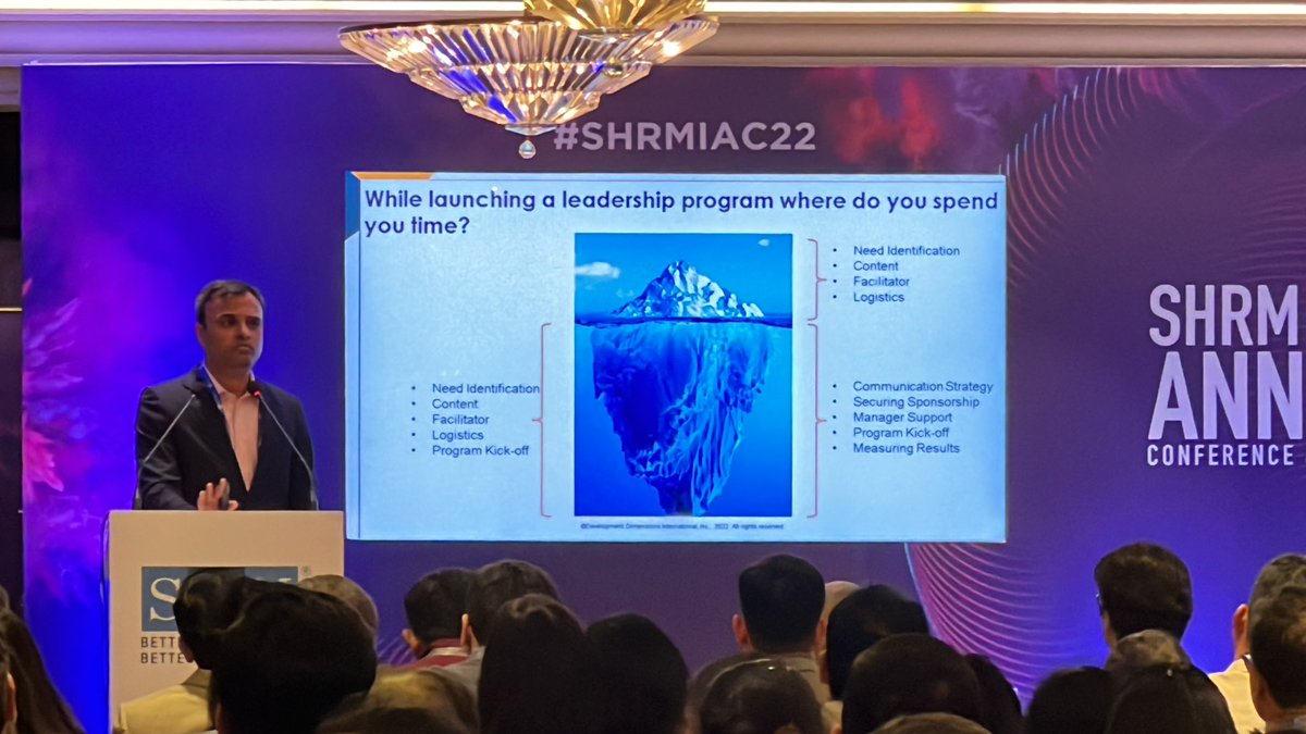 DPalsetia's tweet photo. #SHRMIAC22 #learninganddevelopment #ddiworld https://t.co/Jp5K5LApwz