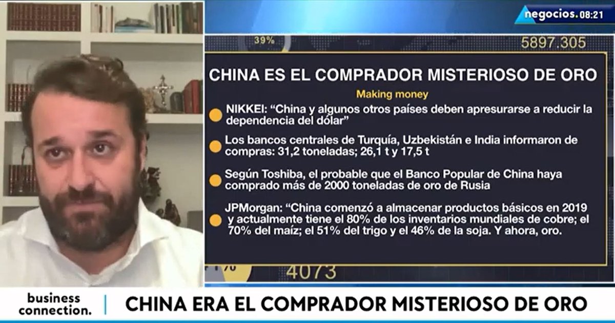 negocios_tv's tweet photo. El comprador misterioso de oro es China y estas son todas sus razones
#oro #china #compradororo #chinaoro #compraoro
https://t.co/qBSXXAjFCj https://t.co/vMBCUSHqDr