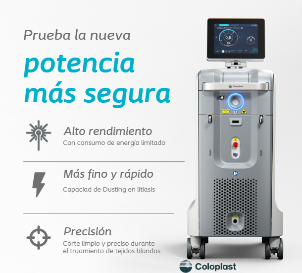 EspanaIu's tweet photo. ¿Has oído hablar del nuevo generador láser de Fibra de Tulio? 🔊
#Coloplast apuesta por la seguridad, y por su compromiso con los pacientes con esta nueva potencia más segura.
#ColoplastSolutions https://t.co/L6GFqA40rn