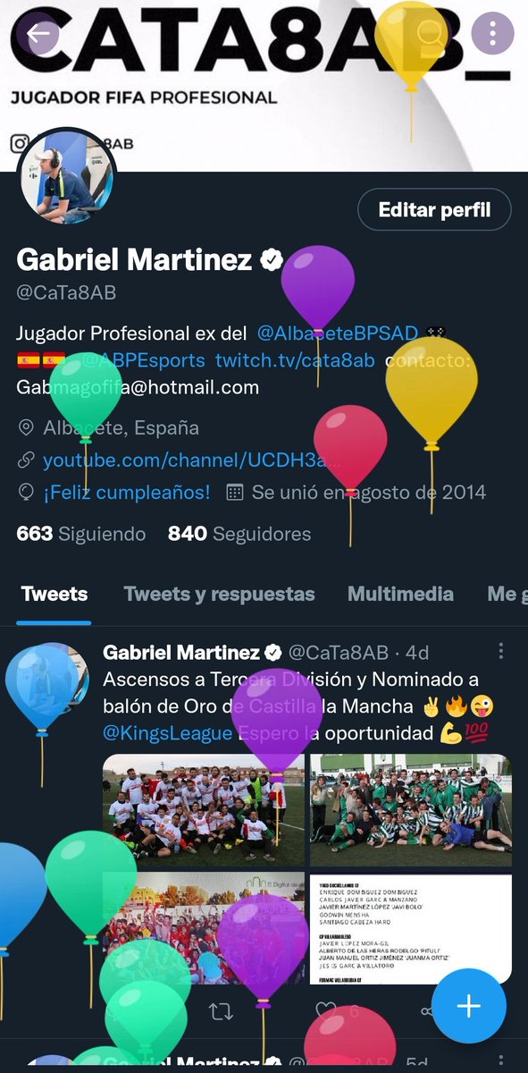 Globitos  Un poco más viejo 😀