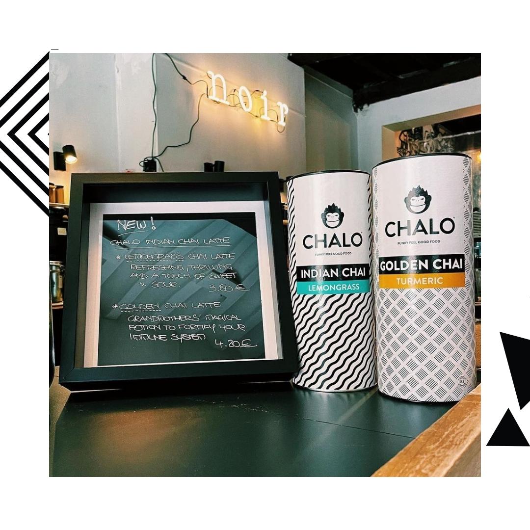 Today is a multiple cups of #chai kind of day 🤗 Get transported to exotic places with our #lemongrass &amp; coconut soy milk combo! Or feel golden with our Golden Child, our turmeric chai.😎☀️
••••
#chalotribe #coffeebar #chailover #chalo #huginamug #chalocompany