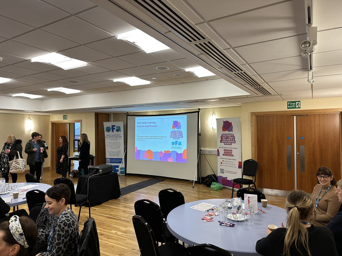 Day two of the Early Help training is about to begin. Great to see multiagency colleagues in the room