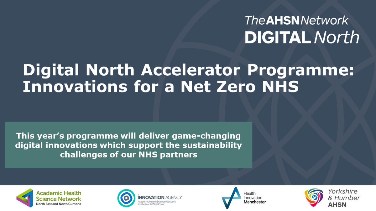 innovationnwc's tweet photo. Digital North: Meet our 2022 innovators! The four northern AHSNs have collaborated on a programme to support SMEs to spread digital innovations across the north. 

Read more: https://t.co/JCOL0TTQeh

@HealthInnovMcr @AHSN_NENC &amp; @YHAHSN 
#AHSNs #DigitalNorth https://t.co/FEkxmEXzgI