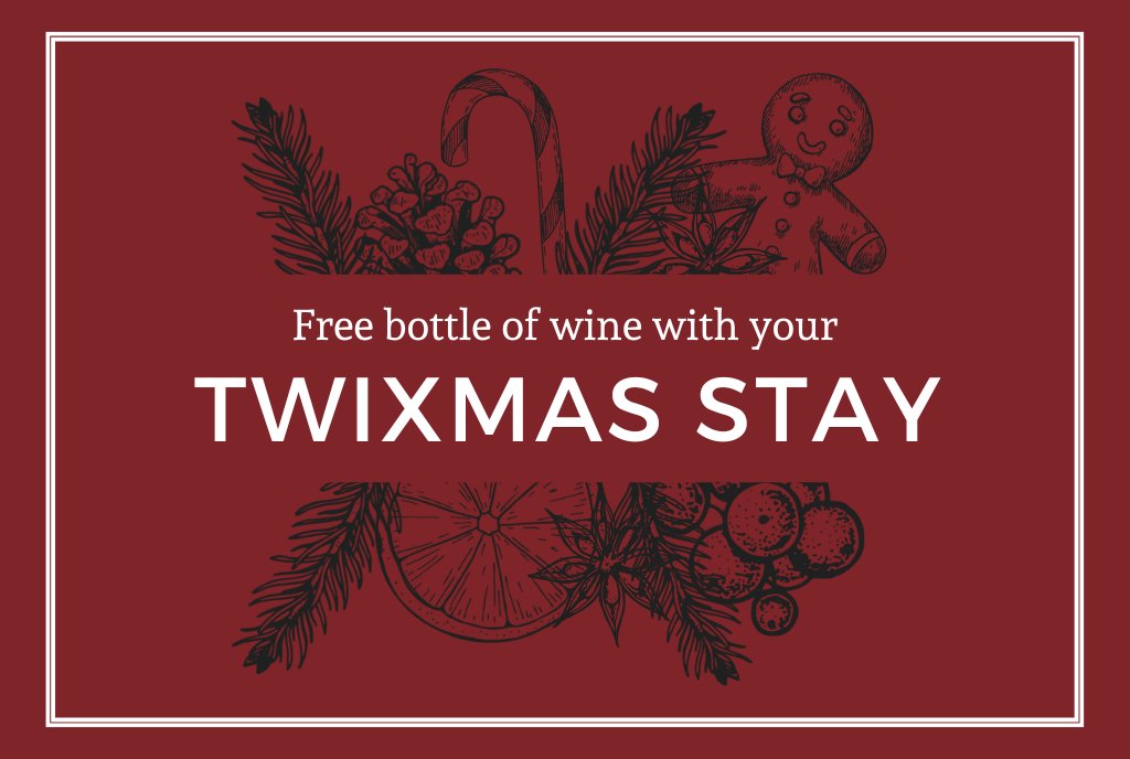 Escape the busy festive period this #Twixmas and enjoy a free bottle of wine in your room on arrival! 🍷🎄

Use promo code TWIXMAS when you book by phone or direct on our website to redeem this exclusive offer.

Check our offers page for more information: ortonhall.co.uk/offers/