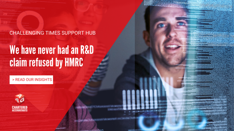 A4G_LLP's tweet photo. With #HMRC continuing to clamp down on R&amp;D #compliance, we're here to give #businesses the peace of mind that their claims are compliant, yet still being maximised. 

Read our R&amp;D process and hear Ethan (one of our specialists) share whose eligible: https://t.co/ZGEhRmG0AX https://t.co/ekxbufpfHS