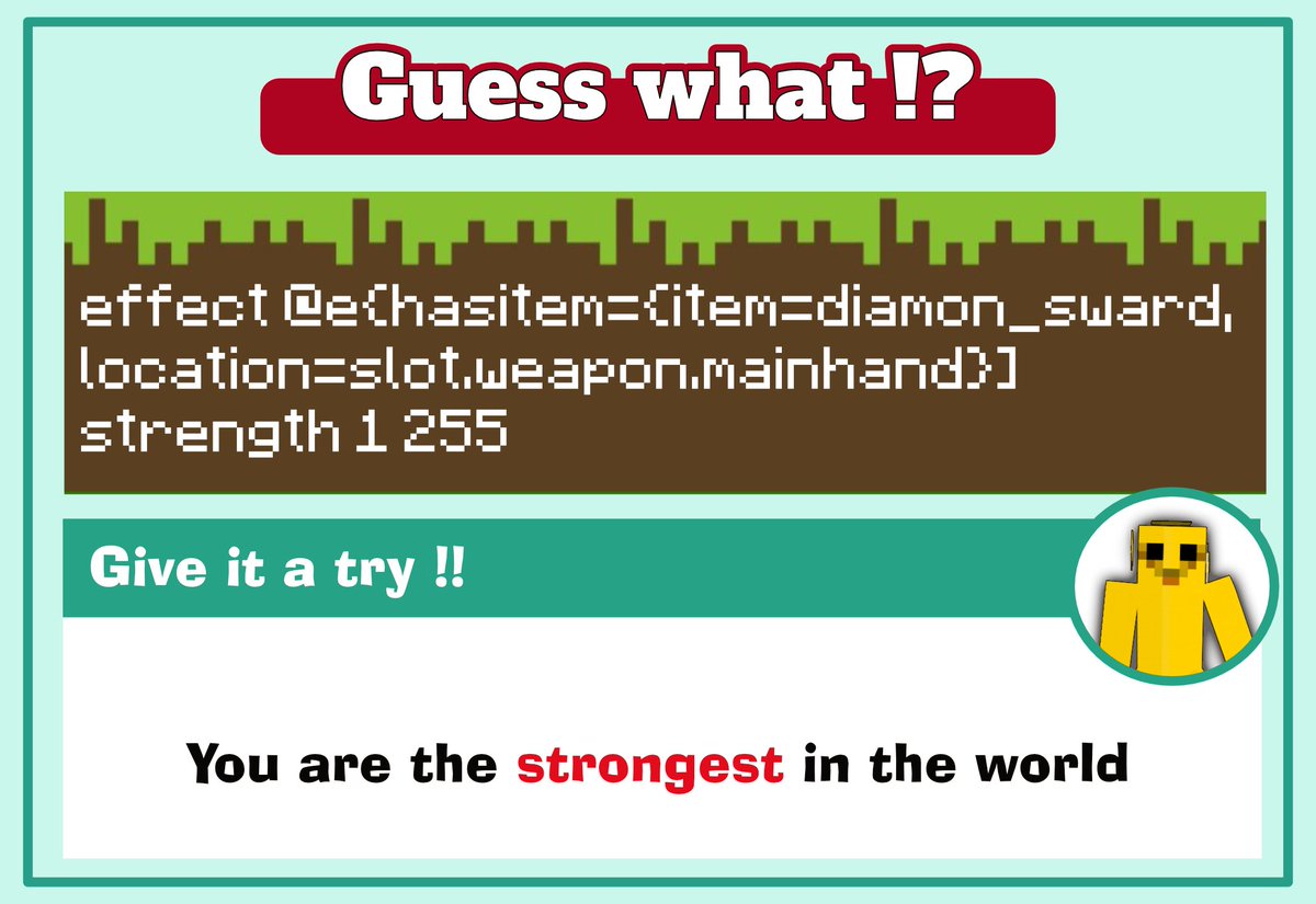 Minymoeeee's tweet image. Hey Carrie Oakey❣It was super awesome commands👍
Check it out ASAP👇
youtu.be/TCk8KbYaYpo

#minecraft #minecraftcommands #MCPE #BedrockEdtition