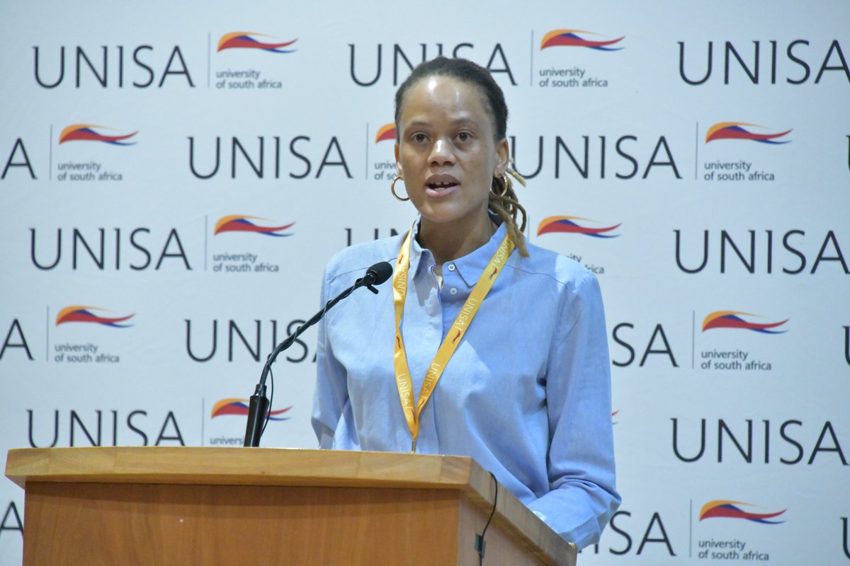 UnisaTransform1's tweet image. Dr. Tinyiko Chauke, presenting her paper on &quot;An Afro-centric Psychology: towards pluriversal possibilities 
#TransformationConference