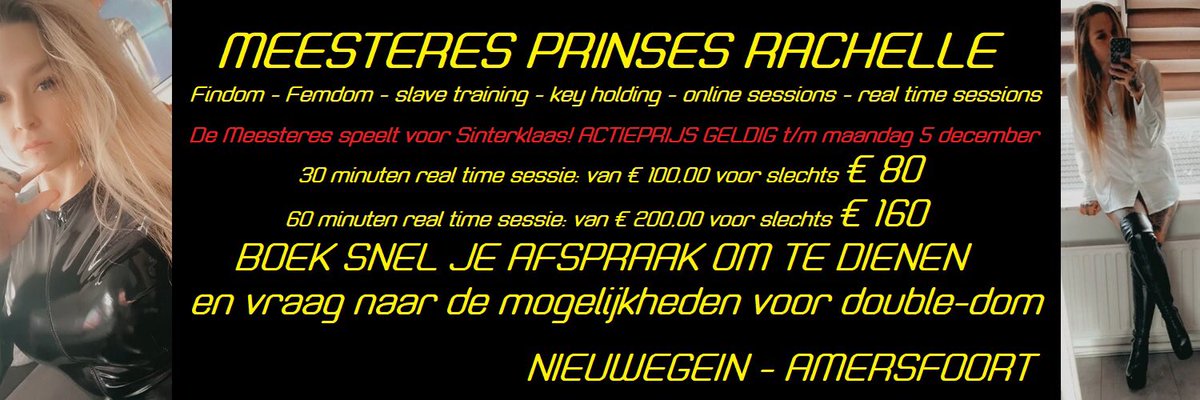 leerslaafje's tweet photo. Mijn #Eigenaar #Meesteres @PrinsesRach speelt voor Sinterklaas en geeft een fijne korting op #sessies. #slaaf, boek snel je afspraak! #DoubleDomme mogelijk #bdsm #femdom #ballbusting #strapon #whipping #feet #findom #cashmeeting https://t.co/o4lpK88K99
