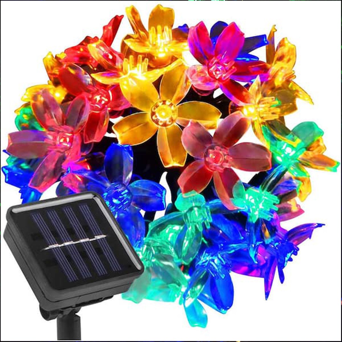 12_lighting's tweet image. This week's focus: Decorative Multi-Colors Solar LED String Lights for Garden, Patio, Decor

Power supply mode: solar panel + ground plug accessories
Type: colorful light with 8 light flashing modes

#outdoorstringlights #ledstringlights  #decorativestringlights