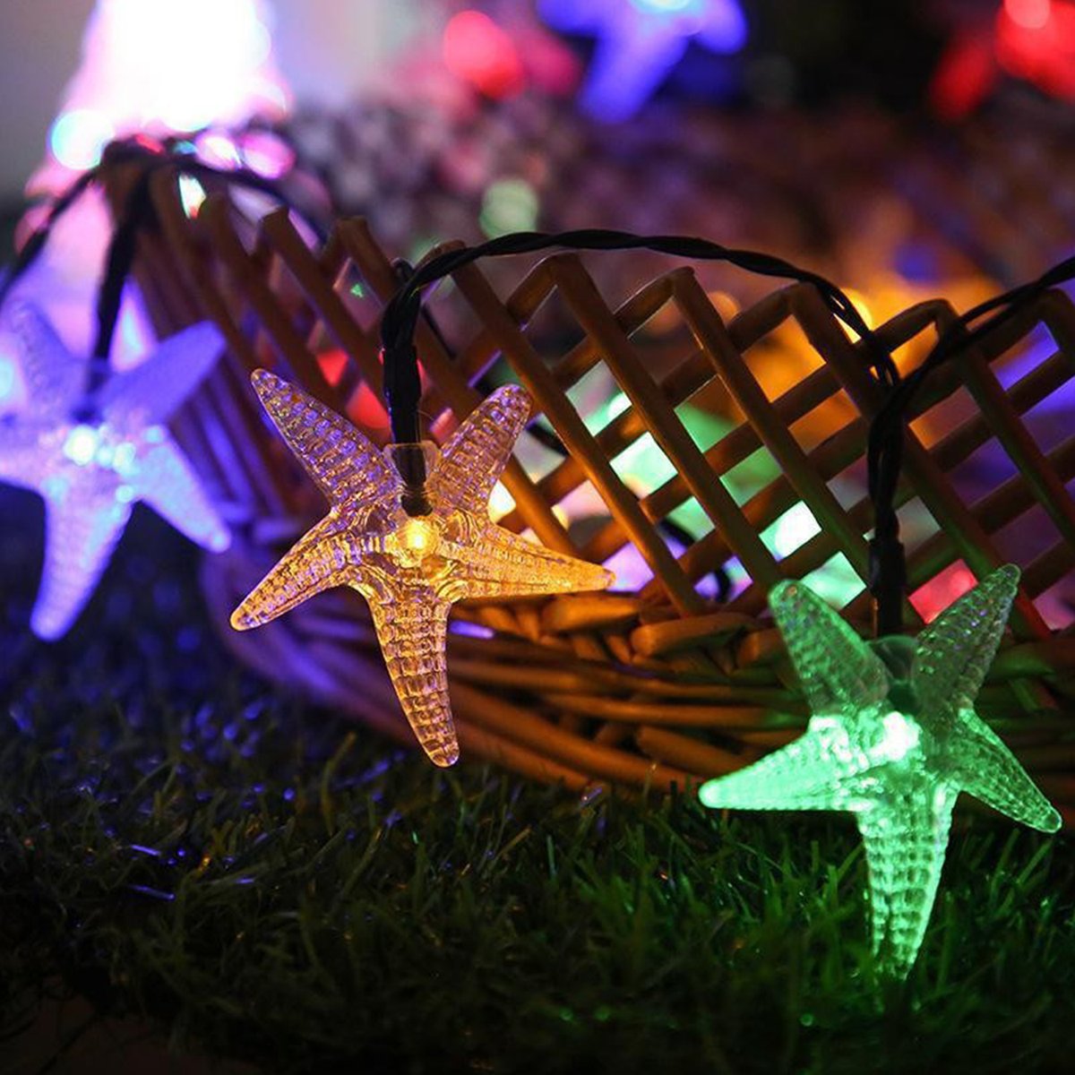 12_lighting's tweet image. This week's focus: Decorative Multi-Colors Solar LED String Lights for Garden, Patio, Decor

Power supply mode: solar panel + ground plug accessories
Type: colorful light with 8 light flashing modes

#outdoorstringlights #ledstringlights  #decorativestringlights