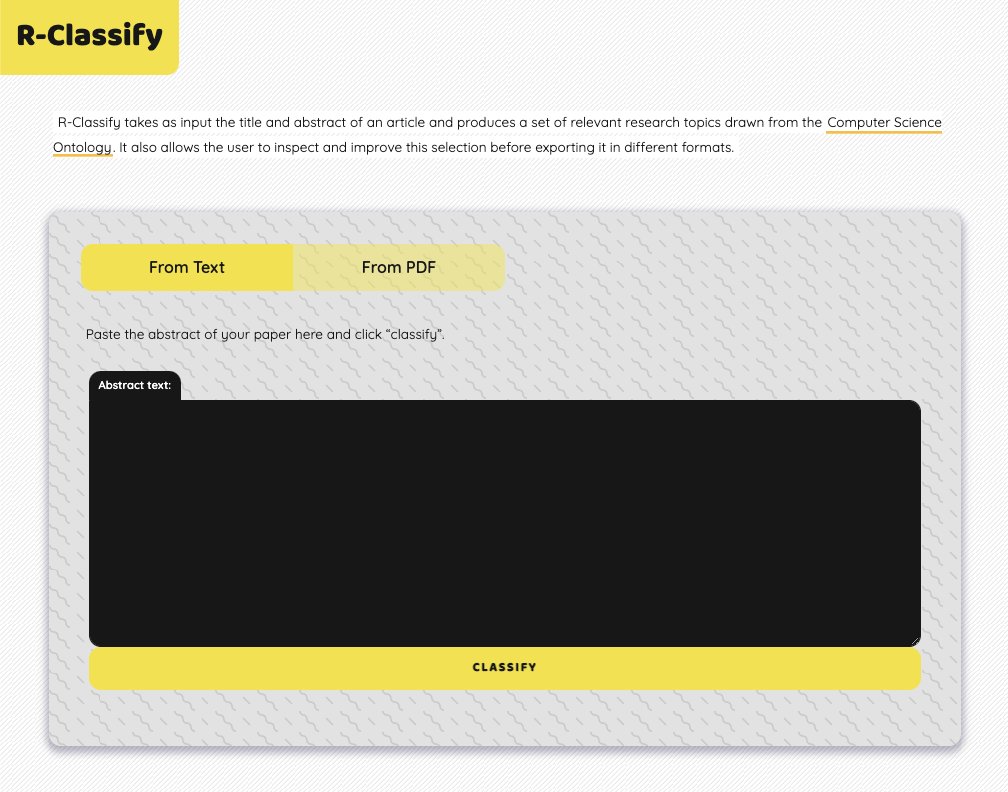 NEW PAPER pubished at Software Impacts: 'R-classify: Extracting research papers’ relevant concepts from a controlled vocabulary.' Read more on: doi.org/10.1016/j.simp… (OA🔓) Feel free to try the web app w3id.org/cso/classify. @tanayaggarwal_ @FraOsborne @skm3ou @kmiou