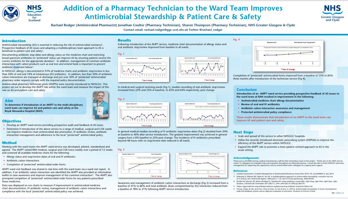 Rachael Rodger (@rachael_rodger) on Twitter photo 🙏 <a href="/APTUK_NPTGS/">APTUK/NPTGS National Branch of Scotland</a> for the invitation to share our #QI work developing the #pharmacy technician #AMS role. Great discussions on future role potential & sustainability 🌍
#preventingAMRtogether💊💉 #AntibioticGuardian #WAAW
<a href="/APTUK1/">APTUK</a> <a href="/NHSGGCPharmacy/">NHSGGC - Pharmacy Services</a> <a href="/UKCPAPIN/">UKCPA Infection Committee</a> <a href="/AntibioticScot/">ASAP Group</a> <a href="/SAPGAbx/">SAPG</a> 🙏 <a href="/APTUK_NPTGS/">APTUK/NPTGS National Branch of Scotland</a> for the invitation to share our #QI work developing the #pharmacy technician #AMS role. Great discussions on future role potential & sustainability 🌍
#preventingAMRtogether💊💉 #AntibioticGuardian #WAAW
<a href="/APTUK1/">APTUK</a> <a href="/NHSGGCPharmacy/">NHSGGC - Pharmacy Services</a> <a href="/UKCPAPIN/">UKCPA Infection Committee</a> <a href="/AntibioticScot/">ASAP Group</a> <a href="/SAPGAbx/">SAPG</a>