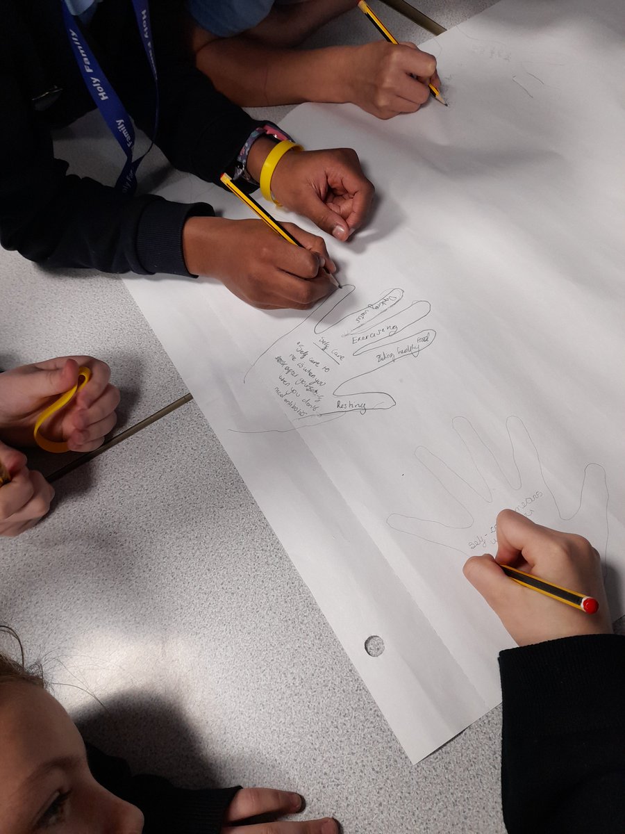 schoolwellbeing's tweet photo. We delivered our Promoting Good Health session to an amazing group of Year 5 & 6 children @HolyFamilyLeeds yesterday. It was great to see them discussing what self-care meant to them at the end of the session. #WAAW2022 #GermFest #TakeAntibioticsSeriously https://t.co/z3OzmNvbYj