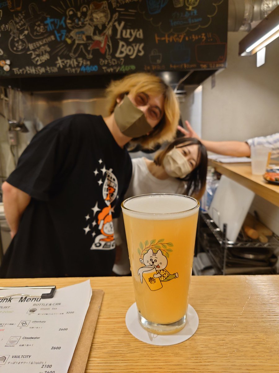 BeerlifeH's tweet photo. 今日も美味しかった
＆楽しかった😆🍺✨

たぶん
ビールはポリーズとアザハーフ😋

#ニラたま忍吉 🐣🥷
#BEERKICHI
#ゆうた画伯 https://t.co/17R58rLkj6