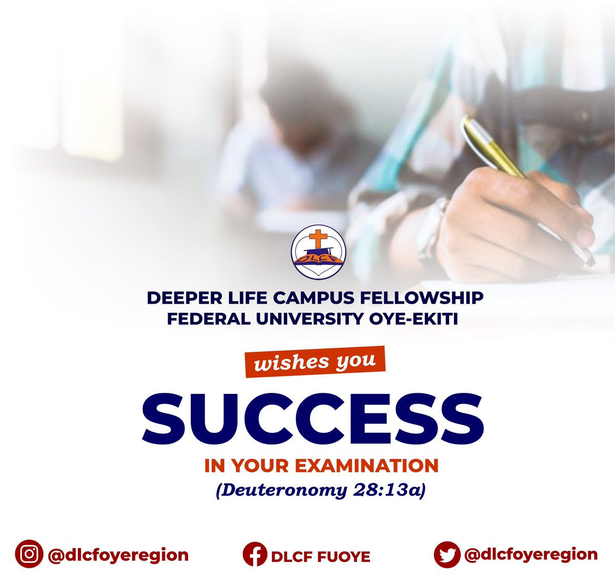 dlcfoyeregion's tweet photo. We wish you success in your examination.
#Examinationsuccess
#Secondsemesterexams
#Dlcffuoye
#GPT https://t.co/s0sip1dfWg