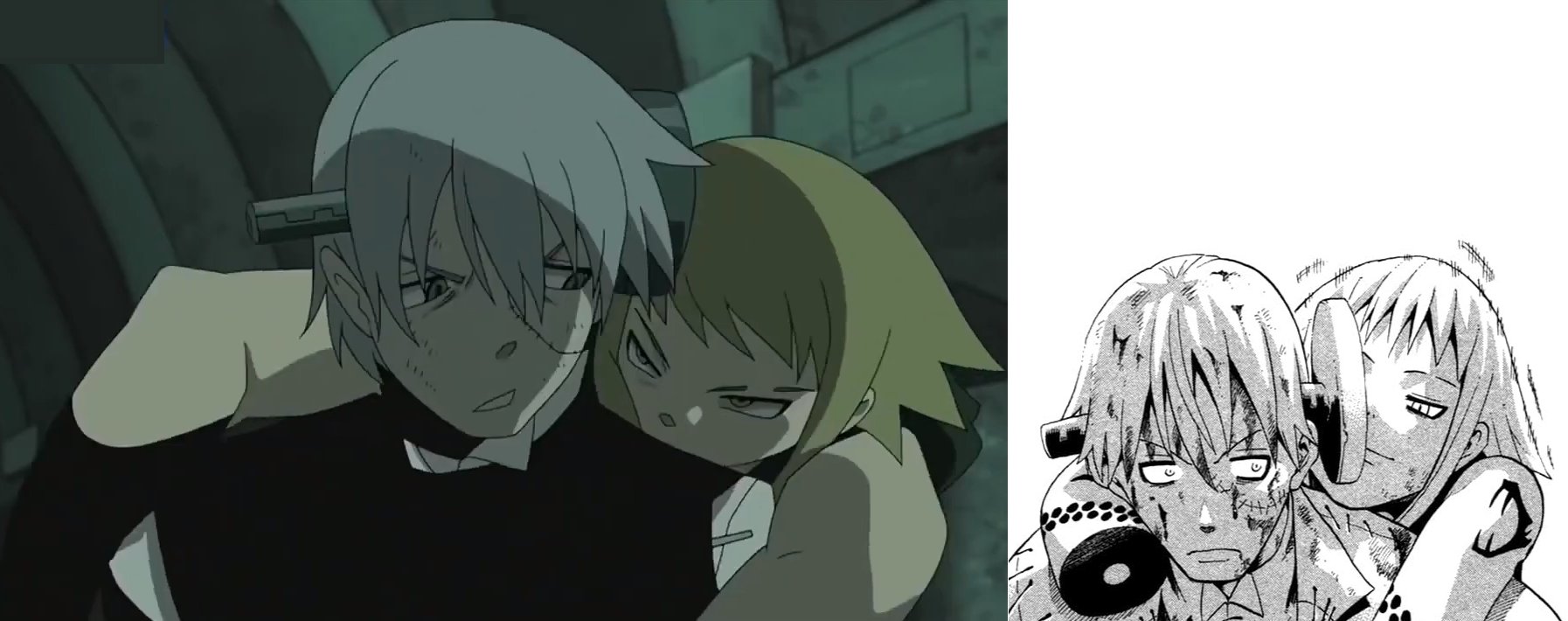 MaxSouls on X: #SoulEater Asura in anime vs Asura in manga https