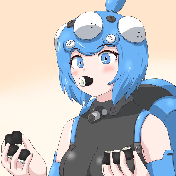 かっぱ巻きタチエスちゃんです。 