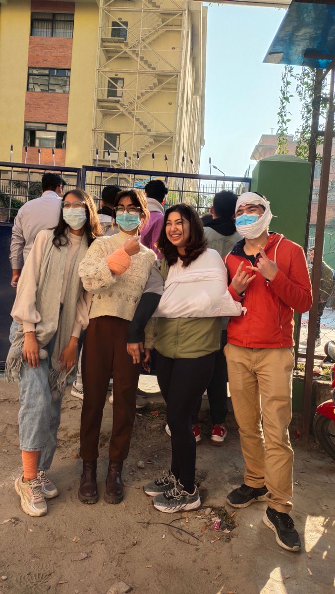 TBritishCollege's tweet photo. On 23rd November, TBC Social Club in collaboration with Hult Prize at The British College organised an earthquake and fire drill training session for the safety of the students. The awareness drill was conducted by the Nepal Red Cross Society team. https://t.co/Wbehhhi5Nd