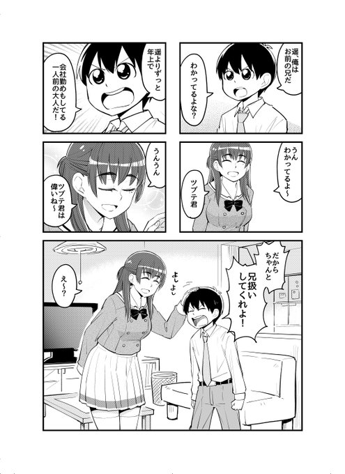 いい兄さんの日。#見上げればいつも妹が 