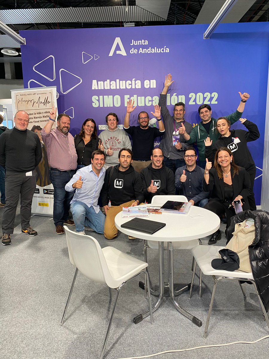 UPWARE STUDIOS (@upwarestudios) on Twitter photo Hoy seguimos en #SIMOEDU22 en la zona de <a href="/aemprende/">Andalucía Emprende</a> para que podais ver todos los proyectos que desde Andalucía se hacen, en nuestro caso nuestra plataforma para aprender #matematicas de forma divertida y dinámica, os esperamos hasta el medio día.
#MathsUp #aprendejugando Hoy seguimos en #SIMOEDU22 en la zona de <a href="/aemprende/">Andalucía Emprende</a> para que podais ver todos los proyectos que desde Andalucía se hacen, en nuestro caso nuestra plataforma para aprender #matematicas de forma divertida y dinámica, os esperamos hasta el medio día.
#MathsUp #aprendejugando