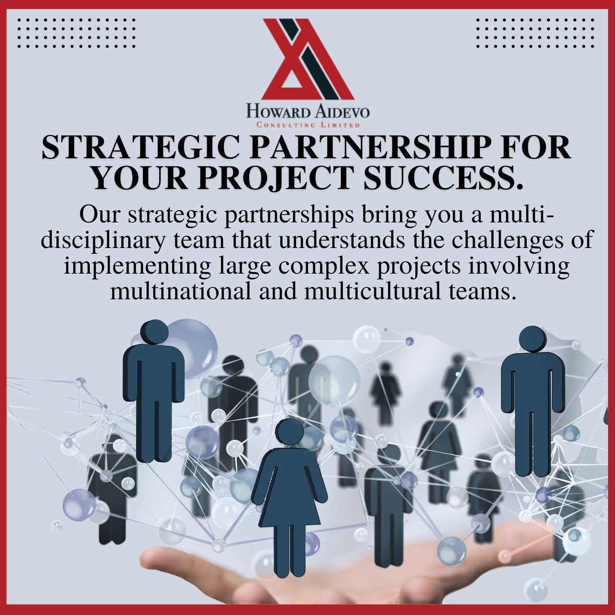 Driven by our passion for delivering high-quality infrastructure we have strategic partnerships with a multi-disciplinary team. We work with professionals who understand the challenges of implementing large complex #projects involving multinational and multicultural teams.