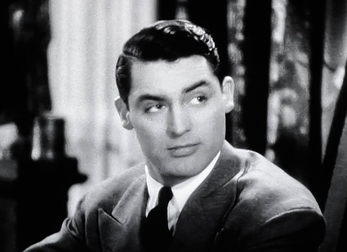 holyspacemonkey's tweet photo. I often watch brief film moments in slo-mo when trying to get a great screen-grab. Most actors’ faces are fairly fixed. In #ThirtyDayPrincess, Cary Grant’s face races through a 100 expressions per second without ever looking contrived or exaggerated. How does he do it?! #TCMParty https://t.co/UN2WTFQWFY