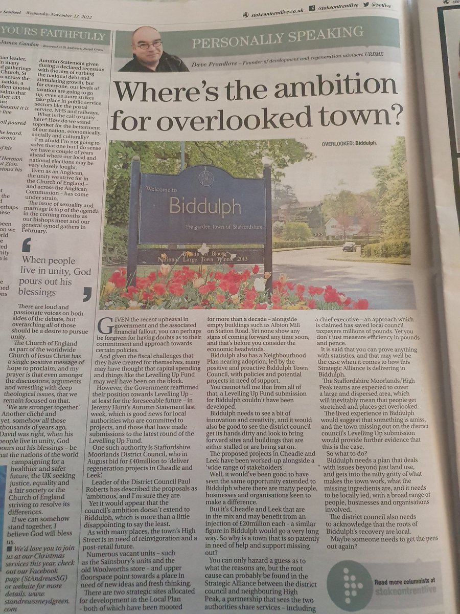 Where is the ambition for #Biddulph ?

#Staffordshire #StaffordshireMoorlands