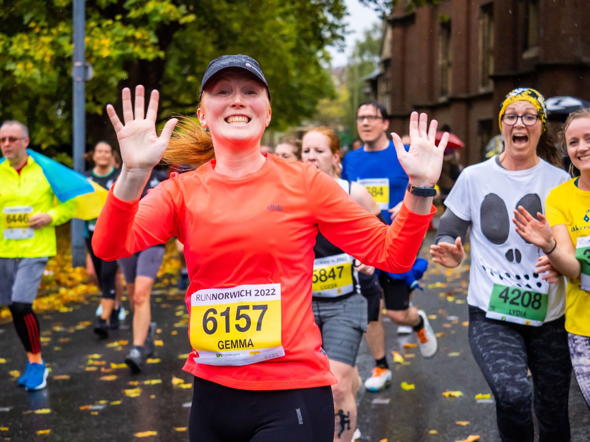 runnorwich's tweet photo. 𝙊𝙣𝙚 𝙢𝙤𝙣𝙩𝙝 𝙖𝙜𝙤 today, you ran this city - and what a morning it was! #RN22 https://t.co/CqW3ODWR8E