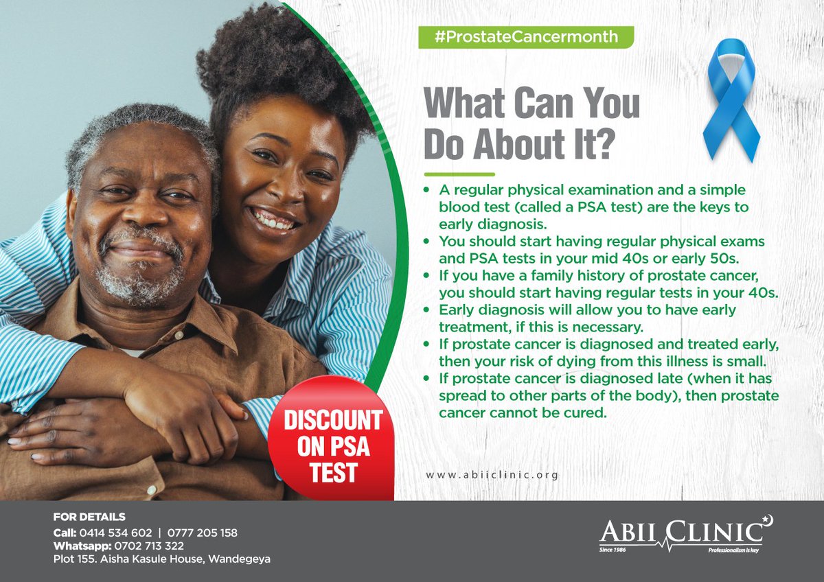AbiiClinic's tweet image. #MensHealth 
#prostatecancer 
#ProstateCancerMonth