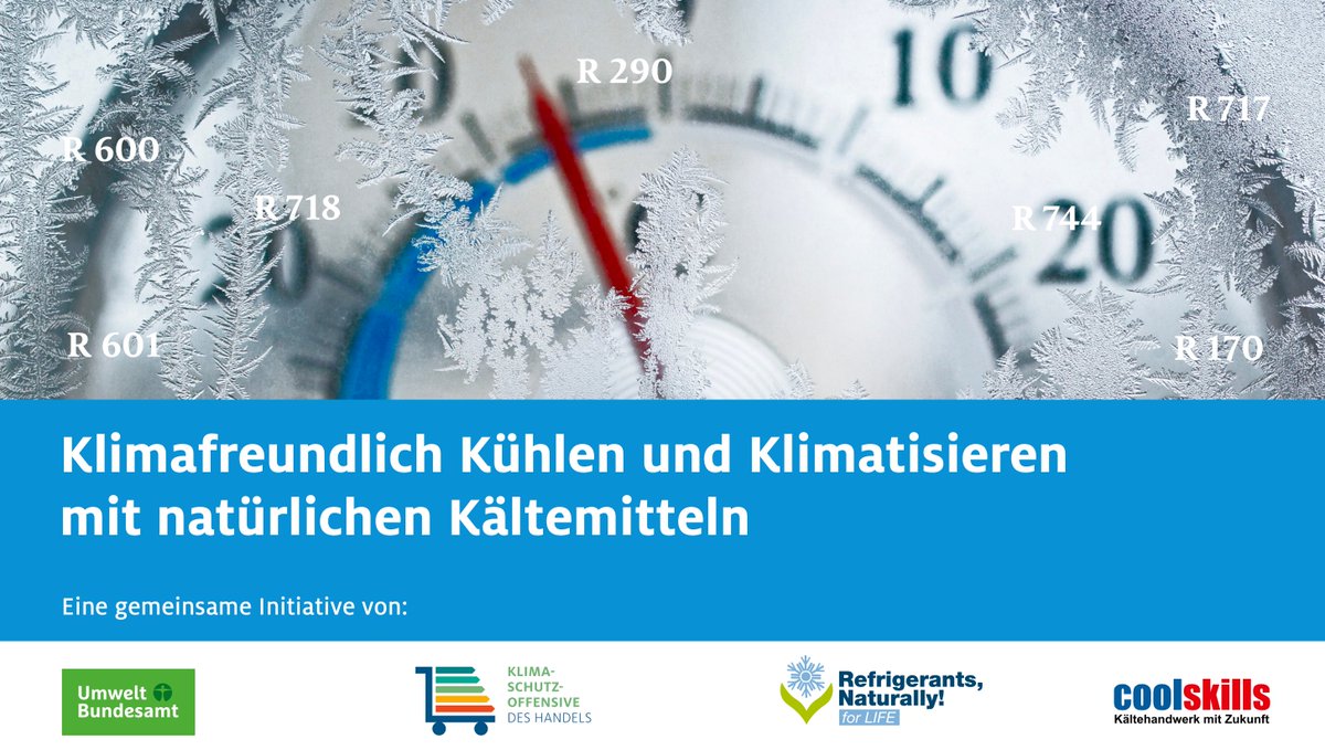 Webinar: Klimafreundlich kühlen im Einzelhandel mit natürlichen Kältemitteln – eine coole Sache. 
30. November 9 Uhr. Mehr Info hier: refnat4life.eu/de/2022/11/web…
<a href="/hde_klimaschutz/">Klimaschutzoffensive</a> <a href="/Umweltbundesamt/">Umweltbundesamt</a> <a href="/GCIGreenCooling/">YWH</a> @GFA_CG <a href="/ecotoo/">Dietram Oppelt</a> <a href="/STEK_cert/">STEK</a>