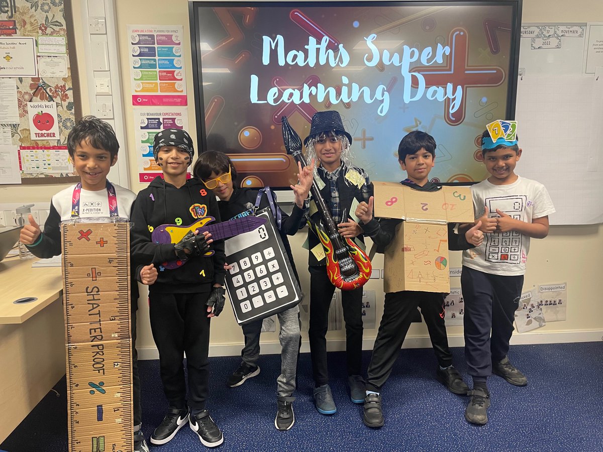 olive_bolton's tweet photo. Don’t you just love our children’s creativity in dressing up? #MathsSuperLearningDay #MathsWeek
@NCETM @NRICH
#WeAreStar #Ambition #Teamwork #Knowledge #DressUp #Mathematicians #Wellbeing #PositiveVibes #Number #Calculations #Maths https://t.co/GsLjBavlKW
