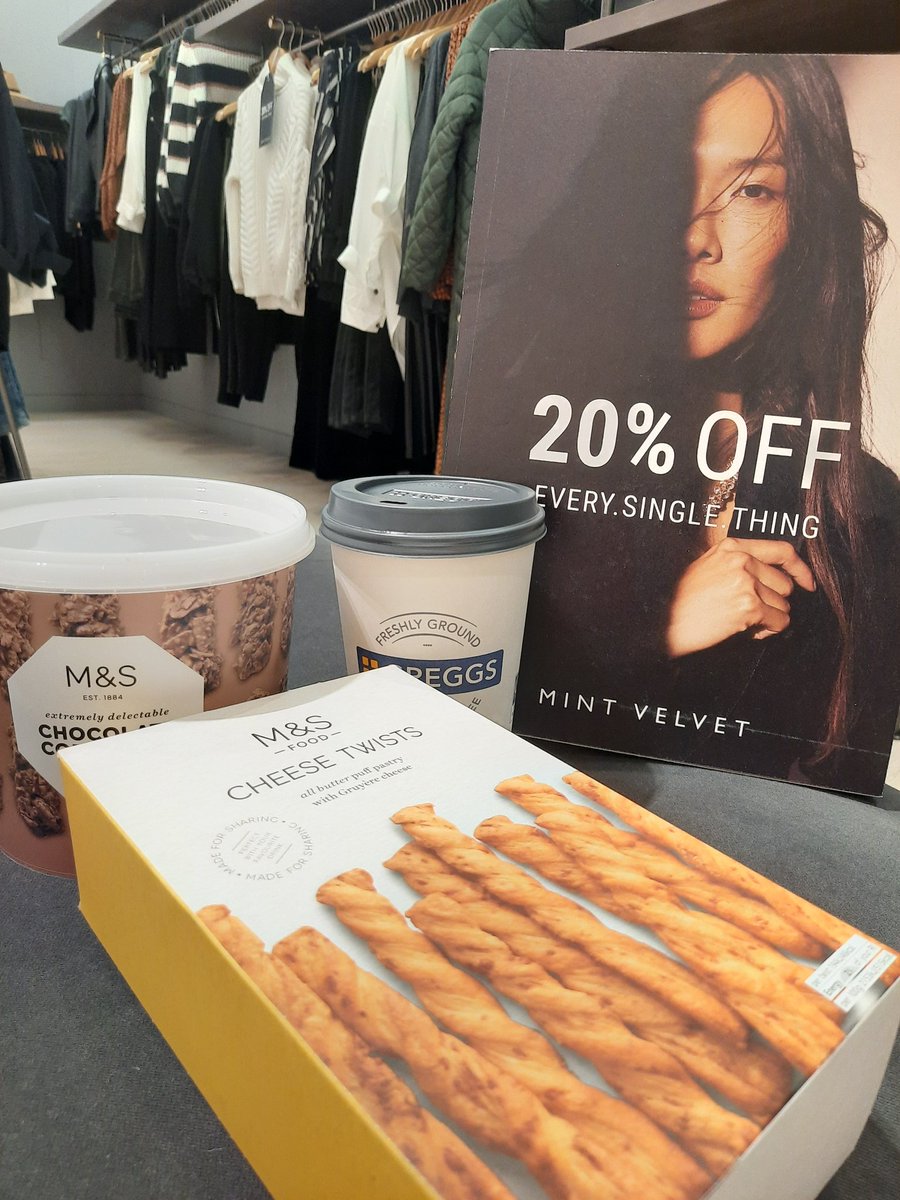 MrsBryda's tweet photo. How early is too early to crack open the treats? 
@WeAreMV_ #treats #coffee
#letsgo #blackfriday #mintvelvet https://t.co/LDxn00TPfA