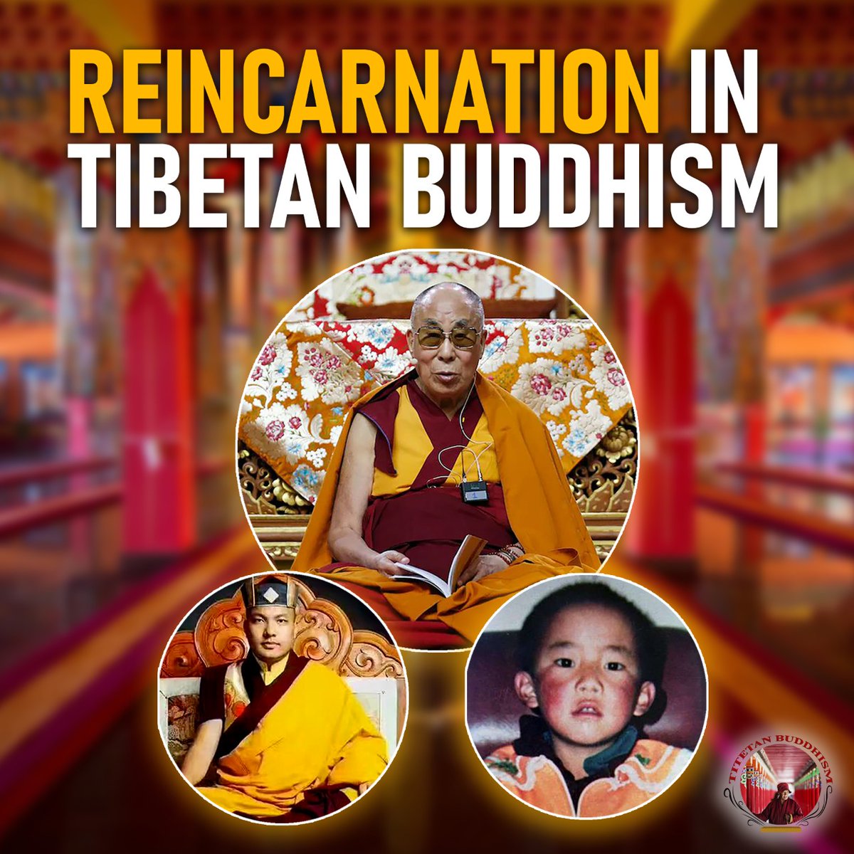BuddhismTibet's tweet photo. REINCARNATION 
A distinguishing characteristic of Tibetan Buddhism.

Here is a THREAD explaining about the significance of reincarnation in Tibetan Buddhism. 🧵 https://t.co/T6JIVFta1d