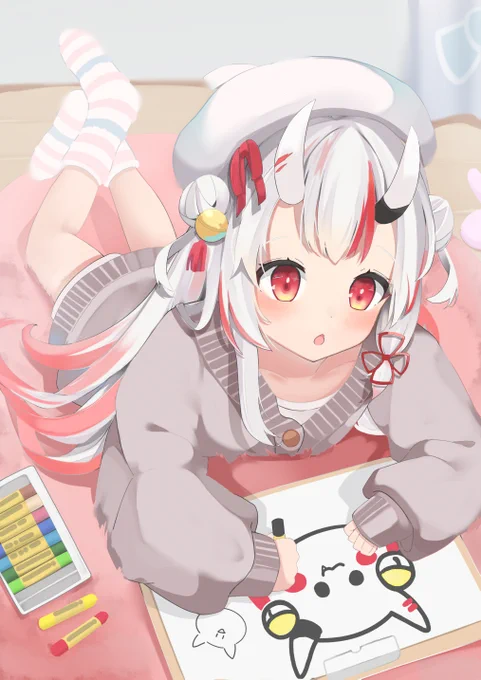 お絵描きしてる余 #百鬼絵巻 