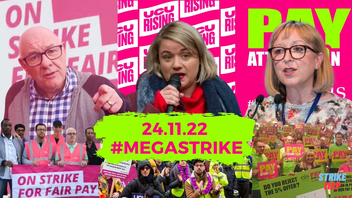 Who is joining the #MegastrikeII tomorrow?

📮 All <a href="/CWUnews/">CWU</a>  pickets: strikemap.co.uk/union/cwu

👩‍🎓All <a href="/ucu/">UCU</a> pickets: 
strikemap.co.uk/union/ucu

🏴󠁧󠁢󠁳󠁣󠁴󠁿All <a href="/EISUnion/">EIS</a>  pickets: L O A D I N G

📍All other pickets: 
strikemap.co.uk

📲RT this message 

#strikemapuk