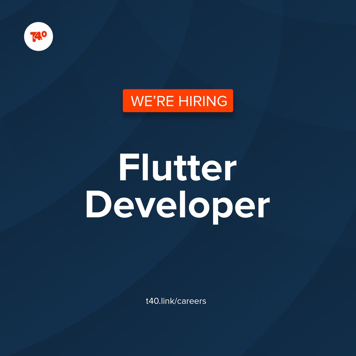 TeeFortyNG's tweet image. Come and build with us at @TeeFortyNG 

We’re looking for exceptional people and team players to join us in building and shipping innovative mobility products for transport operators.

Think you’re a great fit?

Please apply via t40.link/careers

#t40 #vacancy