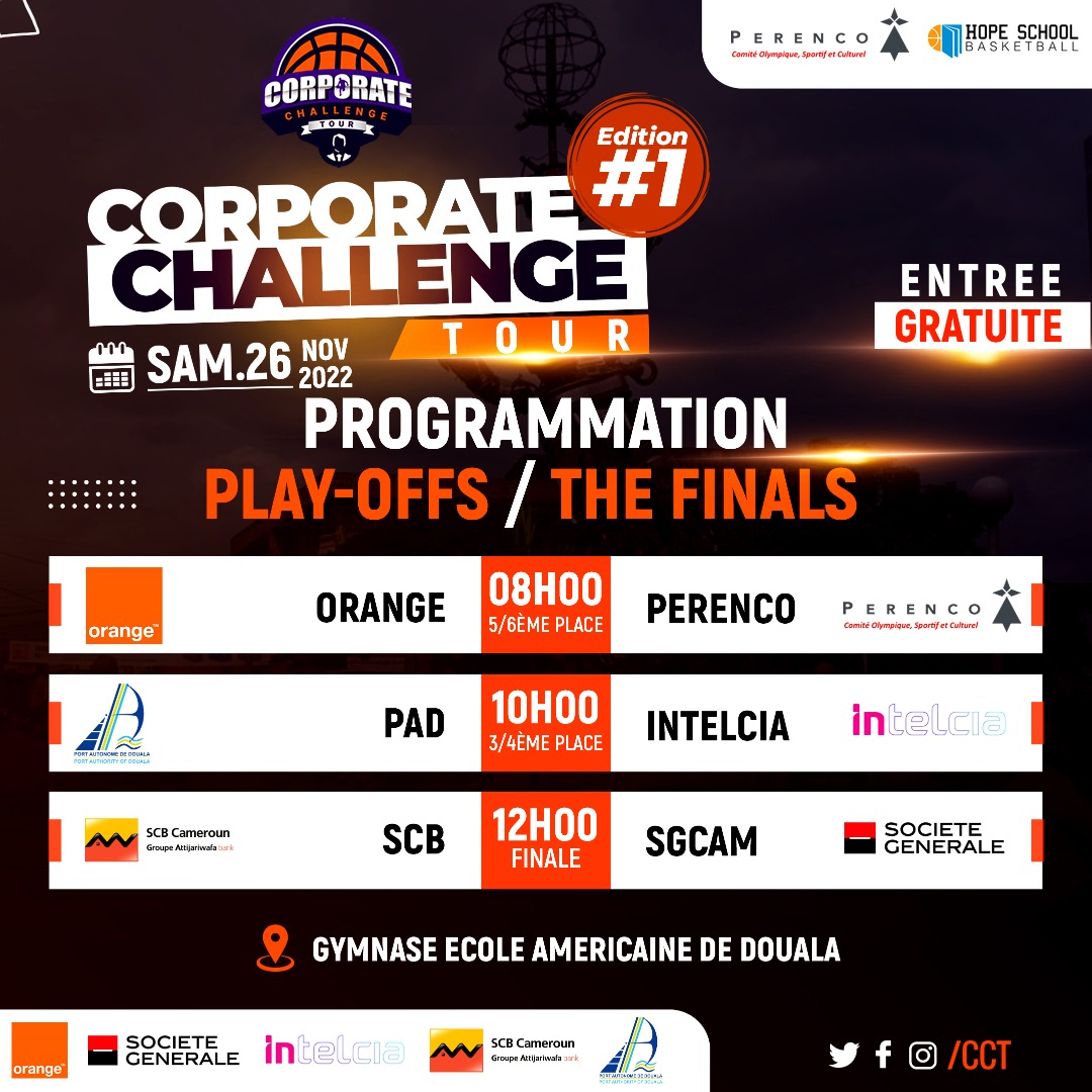 Corpochallenge's tweet photo. *_Qui sera le champion🏆🥇 de la première édition du CCT ?🏀🔥 Venez voir ça de vous-même ce samedi à l'école américaine de Bonapriso_*📍 https://t.co/pZvPX51vIl