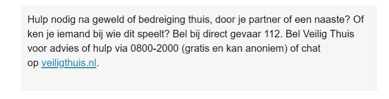 Ieder klein stukje op weg naar hulp helpt. En dit is een enorm belangrijk stapje. Ieder klein stukje herkenning en besef kan een slachtoffer een uitweg bieden en enger voorkomen. Bedankt <a href="/RDStad/">AD Rotterdams Dagblad</a> en <a href="/paulvdboschad/">Paul van den Bosch</a> Jullie maken het verschil! Hoop dat goed voorbeeld doet volgen!