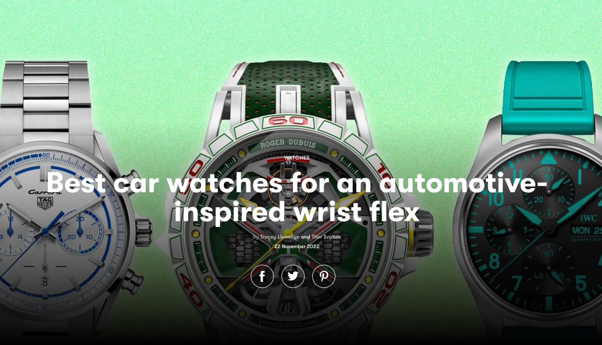 'Best car watches for an automotive-inspired wrist flex' by <a href="/GQMagazine/">GQ Magazine</a> - Featuring this <a href="/LandRover/">Land Rover Discovery</a> x BAMFORD LR001 Limited Edition 
 Read More shorturl.at/luwP9  
 
#GQ #LandRover