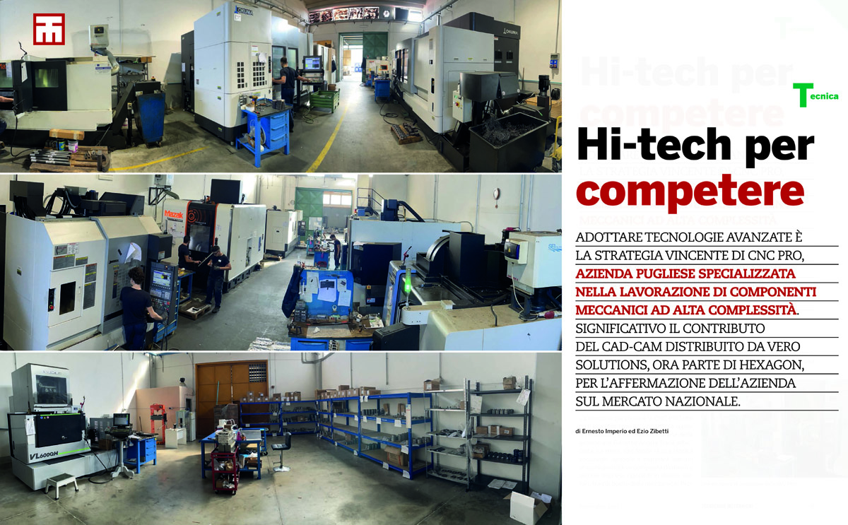 VeroSolutionsrl's tweet photo. TECNOLOGIE MECCANICHE 11 '22
HI-TECH PER COMPETERE 
Adottare tecnologie avanzate è la strategia vincente di CNCPRO che lavora componenti meccanici ad alta complessità. Significativo il contributo del CAD-CAM VISI di @HexagonMI.
https://t.co/b7NQ1eVylW https://t.co/1Sf0WydZIl