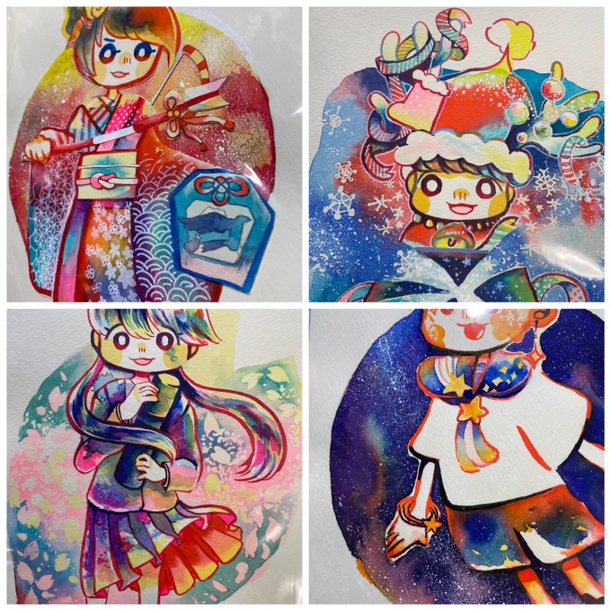 𝐍𝐄𝐖原画とクリアファイルを新たに通販に追加しました!ぜひに!✸ SHOP ✸ 