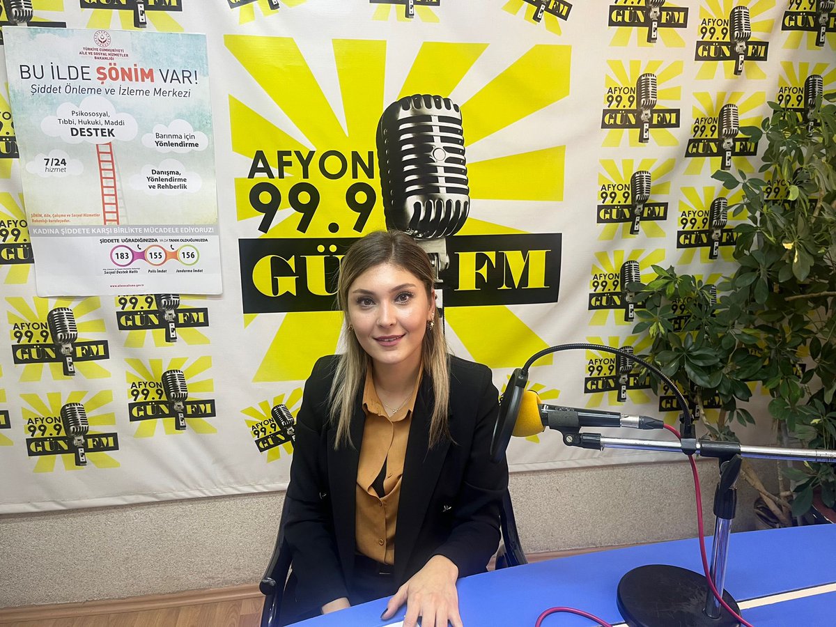 25 Kasım Kadına Yönelik Şiddetle Mücadele Günü kapsamında “Bu ilde ŞÖNİM var” temalı radyo programı Gün Fm de gerçekleştirilmiştir.
<a href="/tcailesosyal/">T.C. Aile ve Sosyal Hizmetler Bakanlığı</a> <a href="/deryayanikashb/">Derya Yanık</a>