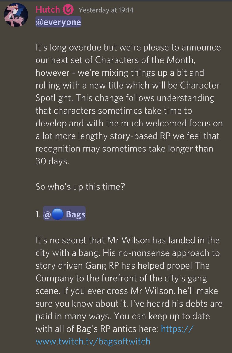 Big up to everyone over at <a href="/UnitedGamingTWT/">United Gaming</a> for the love that’s been shown since coming over to the community! #GTARP ♥️🎒