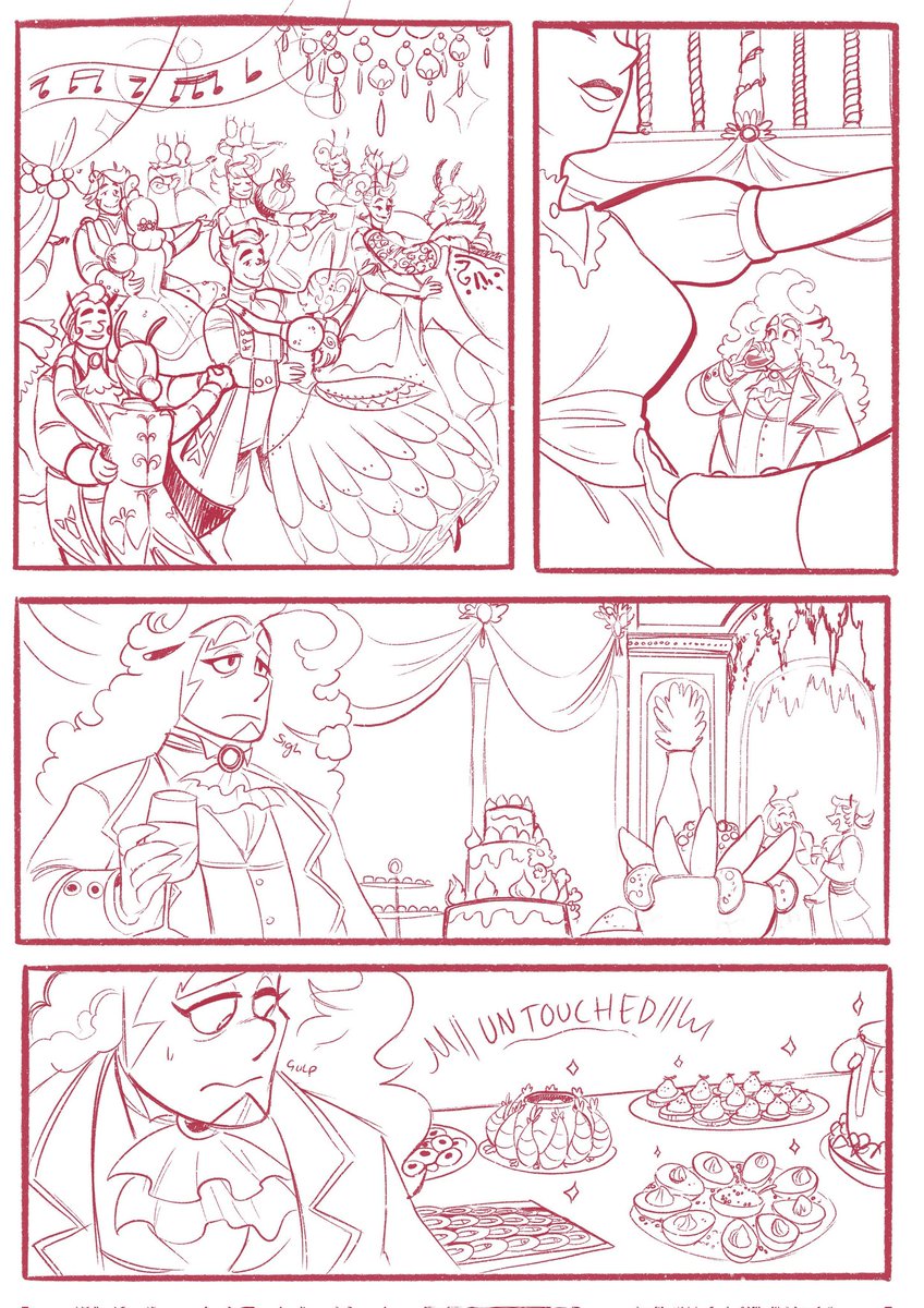 I've had this sitting in my WIPS for too long now and I won't be getting around to cleaning it up fully but heres a continuation of that one comic where Samsons friends were butta to him about his portions #Escart 