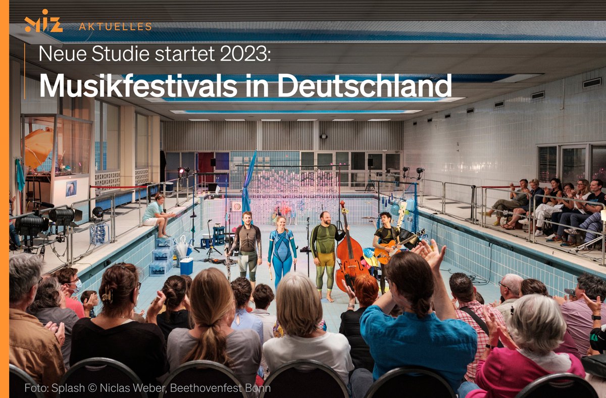 mizMusikinfo's tweet photo. Eine #Festivalstudie untersucht ab 2023 die Musikfestivals in Deutschland – initiiert von der #BundesstiftungLiveKultur und der #InitiativeMusik, fachlich begleitet vom miz. Es geht auch um #Nachhaltigkeit, #Diversität und #Awareness.
https://t.co/dATk1vRX8T
Foto: @Beethovenfest https://t.co/3s8f89zHhg