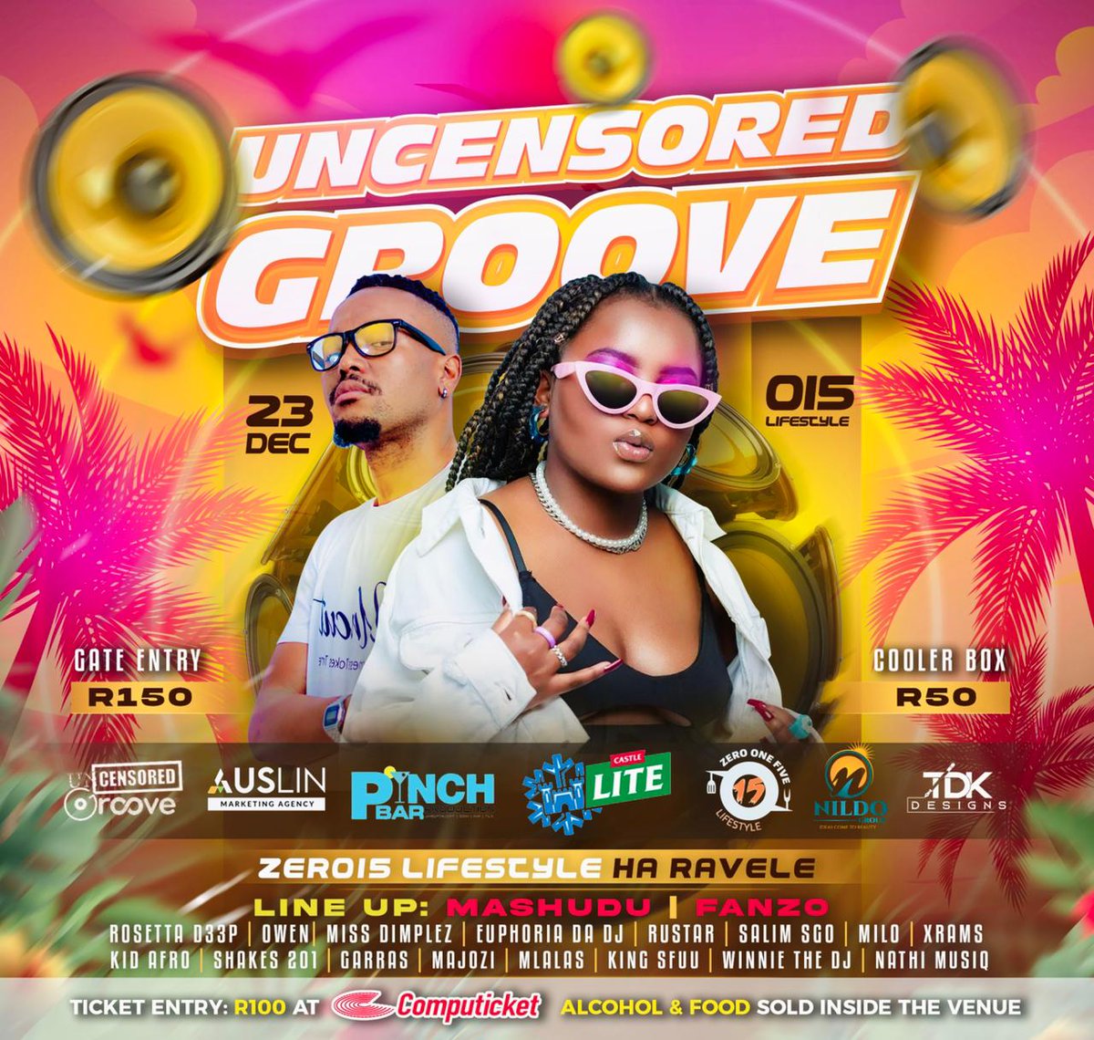 UncensoredGroo's tweet photo. Lowsheen &amp; Master KG ft Mashudu - Thando Lwethu. Hear it live at #UncensoredGroove Groove 23 December 2022 Zero15 Lifestyle Ha-Ravele

Tickets R100 at Computicket (Shoprite /Usave/ Checkers) https://t.co/57kvTfu6BU https://t.co/DdR3oTyJyT
