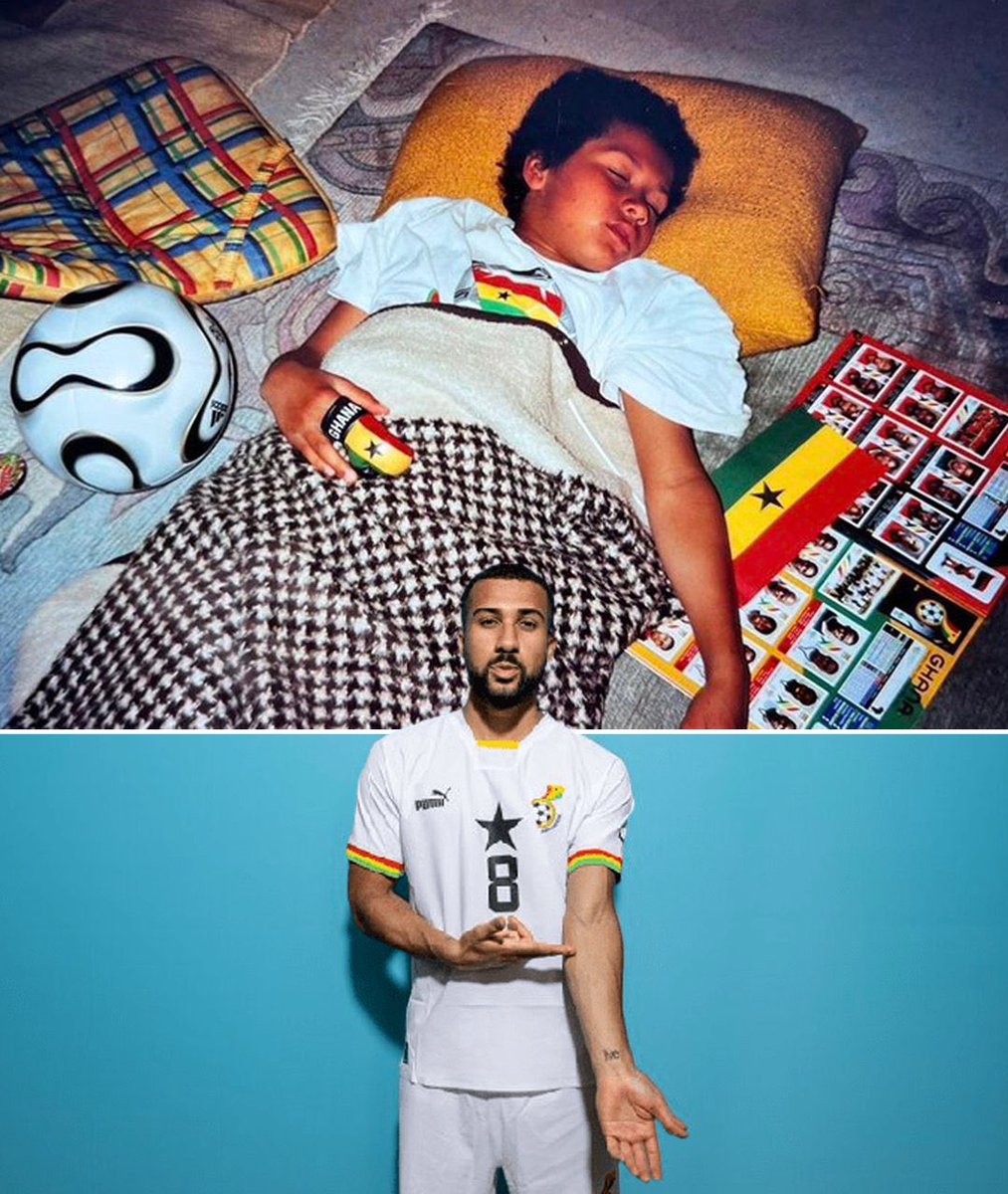 _owurakuampofo's tweet photo. 🇬🇭 Daniel-Kofi Kyereh was obsessed with the Black Stars growing up. His room in Germany was decorated with posters of Black Stars players. 

In 2006, he supported Ghana from home as a kid. 16 years later, he will be playing at the #FIFAWorldCup with Ghana 👏🏽 

#TeamGhana https://t.co/vpEIflFfUJ